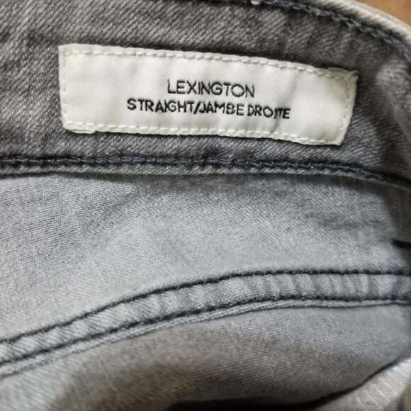 Jones New York Jean 4 Grey Straight Denim Mid New Casual Lexington - Picture 10 of 10
